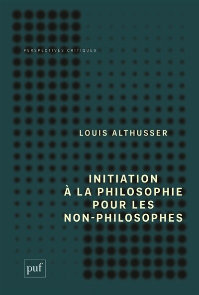 Couverture_Initiation à la philosophie pour les non-philosophes