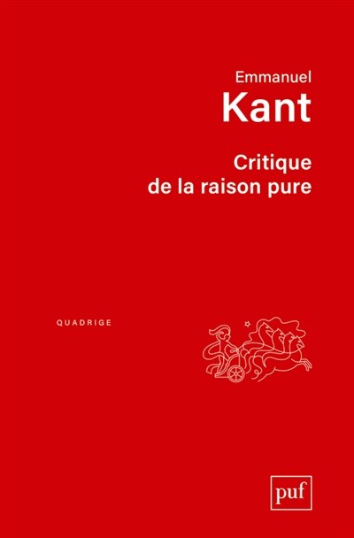 Front cover_Critique de la raison pure