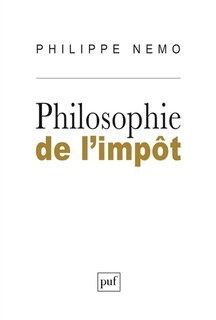 Front cover_Philosophie de l'impôt