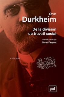 Front cover_De la division du travail social