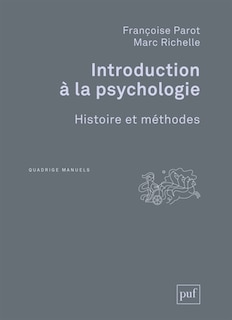 Couverture_Introduction à la psychologie : histoire et méthodes