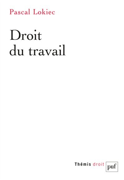 Front cover_Droit du travail