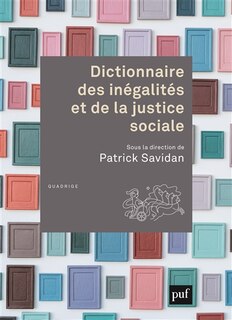 Front cover_Dictionnaire des inégalités et de la justice sociale