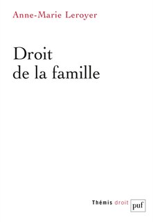 Front cover_Droit de la famille