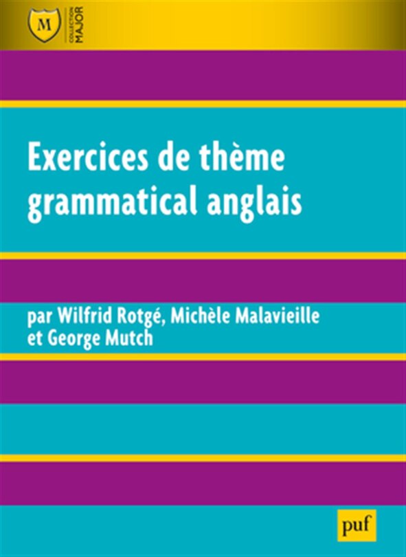 Couverture_Exercices de thème grammatical anglais