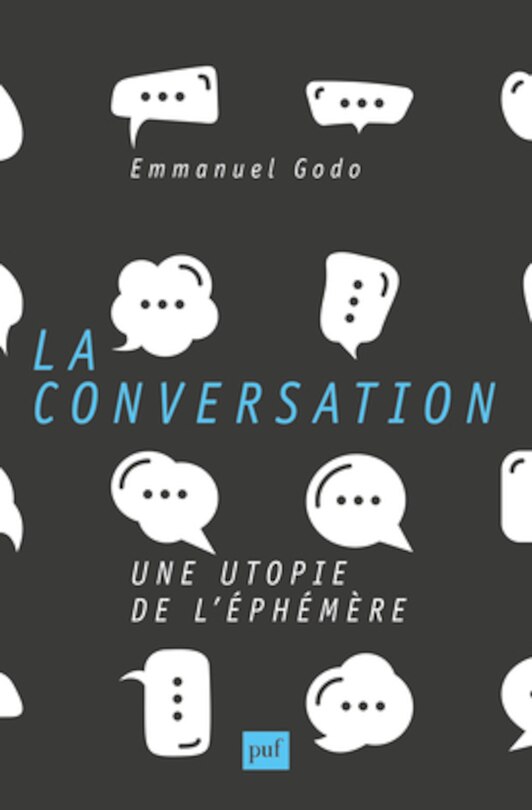 Front cover_La conversation : une utopie de l'éphémère
