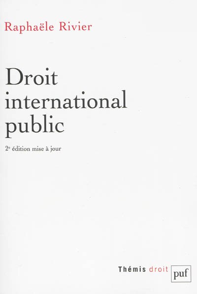 Front cover_Droit international public