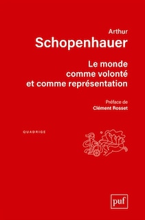 Front cover_Le monde comme volonté et comme représentation