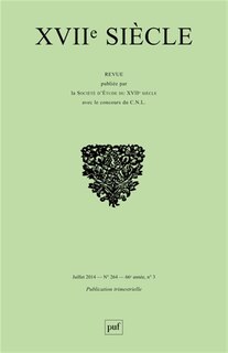 Couverture_Dix-septième siècle, n°264