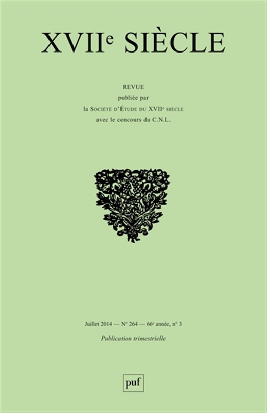 Couverture_Dix-septième siècle, n°264