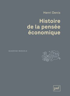 Couverture_Histoire de la pens&eacute;e &eacute;conomique