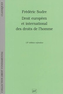 Front cover_Droit européen et international des droits de l'homme