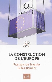 Front cover_La construction de l'Europe