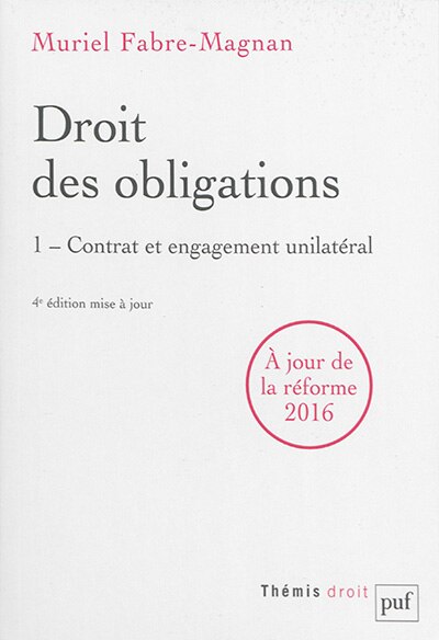 Front cover_Contrat et engagement unilatéral