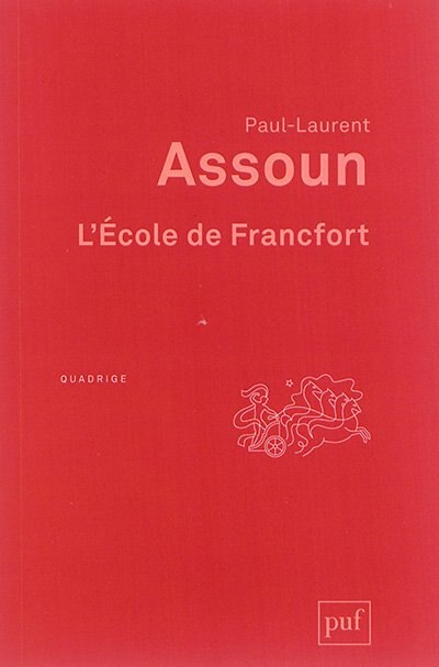 Couverture_L' école de Francfort