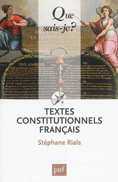 Front cover_Textes constitutionnels français