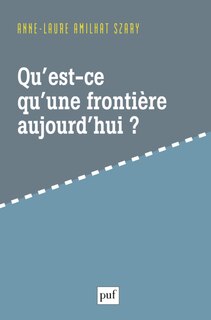 Front cover_Qu'est-ce qu'une frontière aujourd'hui ?