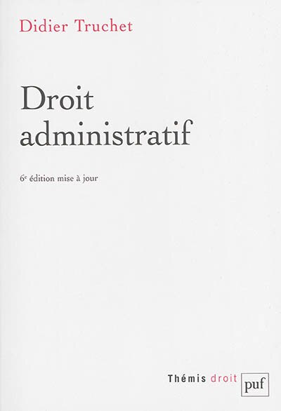 Front cover_Droit administratif