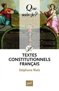 Front cover_Textes constitutionnels français