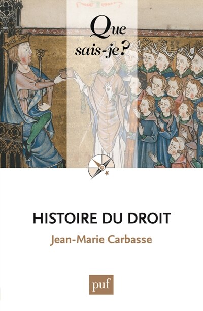 Front cover_Histoire du droit