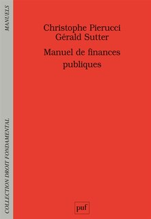 Front cover_Manuel de finances publiques