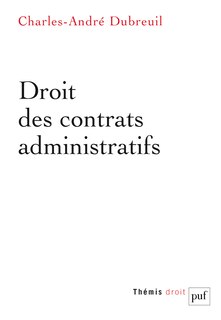 Front cover_Droit des contrats administratifs