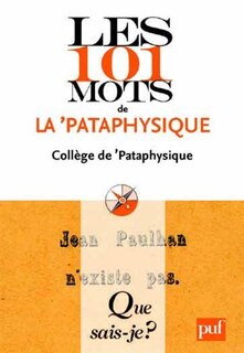 Front cover_Les 101 mots de la pataphysique