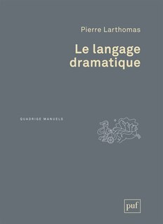 Front cover_Le langage dramatique