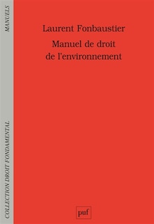 Front cover_Manuel de droit de l'environnement