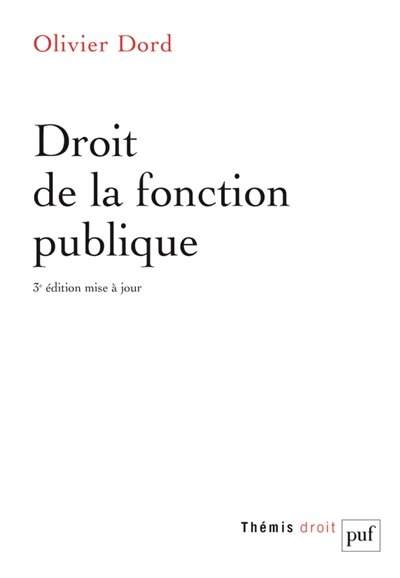Front cover_Droit de la fonction publique