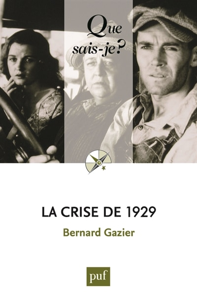 Front cover_La crise de 1929