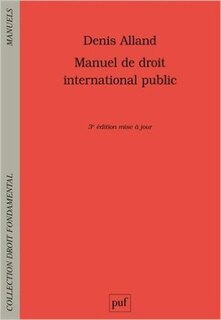 Front cover_Manuel de droit international public