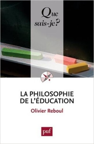 Front cover_La philosophie de l'éducation