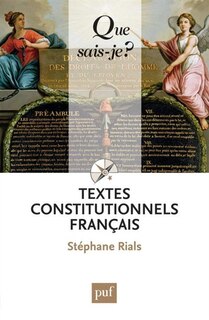 Front cover_Textes constitutionnels français