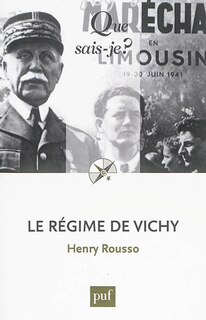 Couverture_Le régime de Vichy