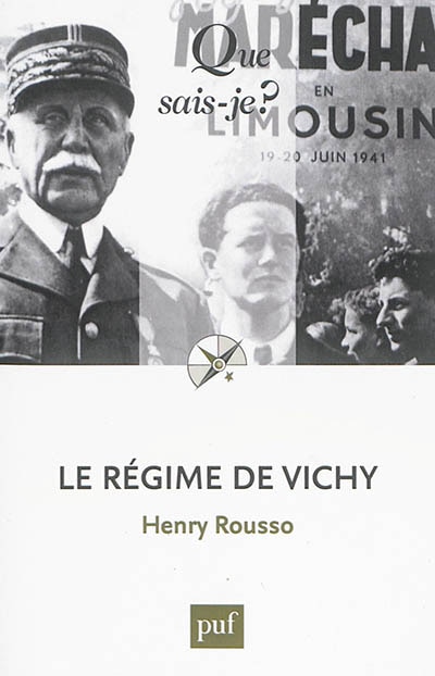 Couverture_Le régime de Vichy