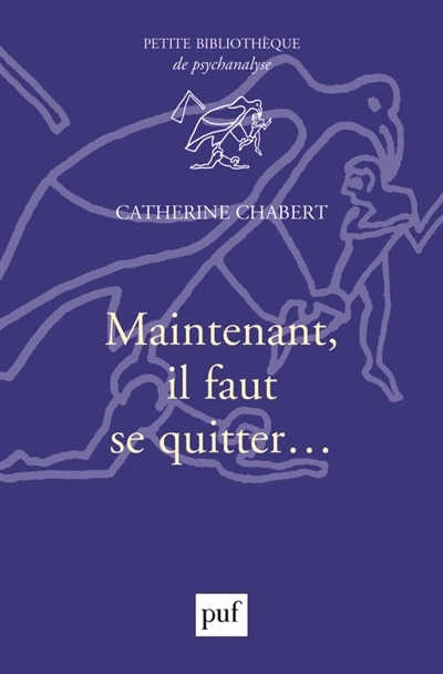 Front cover_Maintenant, il faut se quitter...