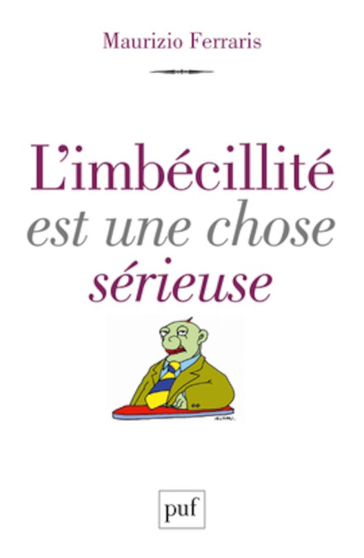 Front cover_L' imbécillité est une chose sérieuse