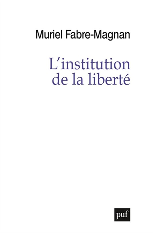 Couverture_L'institution de la liberté