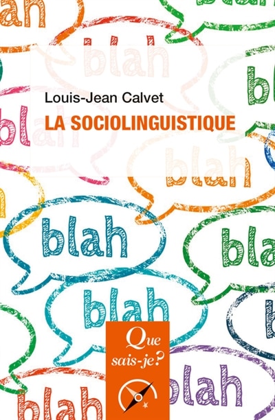 Front cover_La sociolinguistique