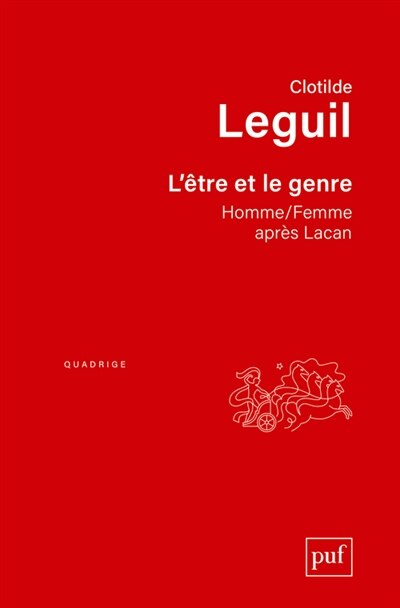Front cover_L' être et le genre