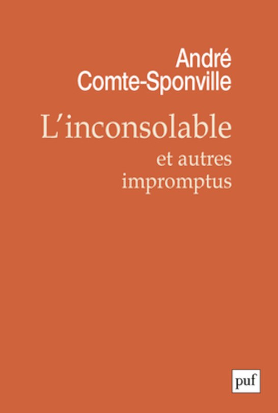 Front cover_L'inconsolable : et autres impromptus