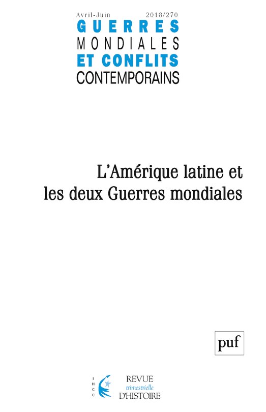 Front cover_Guerres mondiales et conflits contemporains, no 270