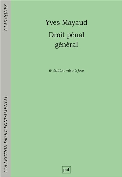 Couverture_Droit pénal général