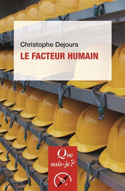 Front cover_Le facteur humain