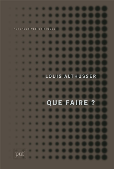 Couverture_Que faire ?