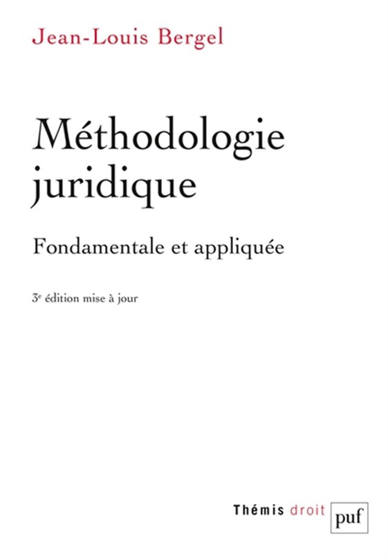Couverture_Méthodologie juridique fondamentale et appliquée