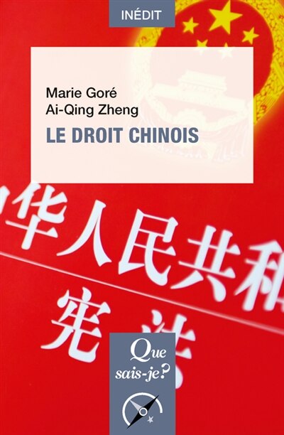 Couverture_Le droit chinois