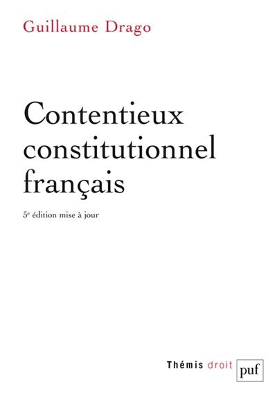 Couverture_Contentieux constitutionnel français