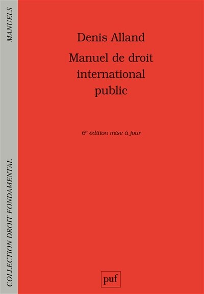 Couverture_Manuel de droit international public